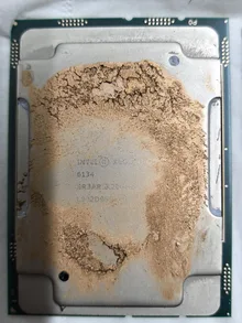 Intel Xeon Gold 6134 — label reference photo 2