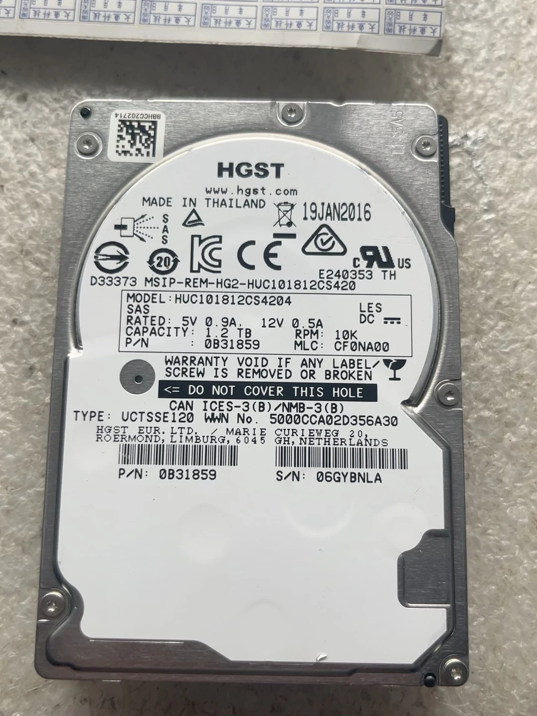 HUC101812CS4204 — product reference photo 1