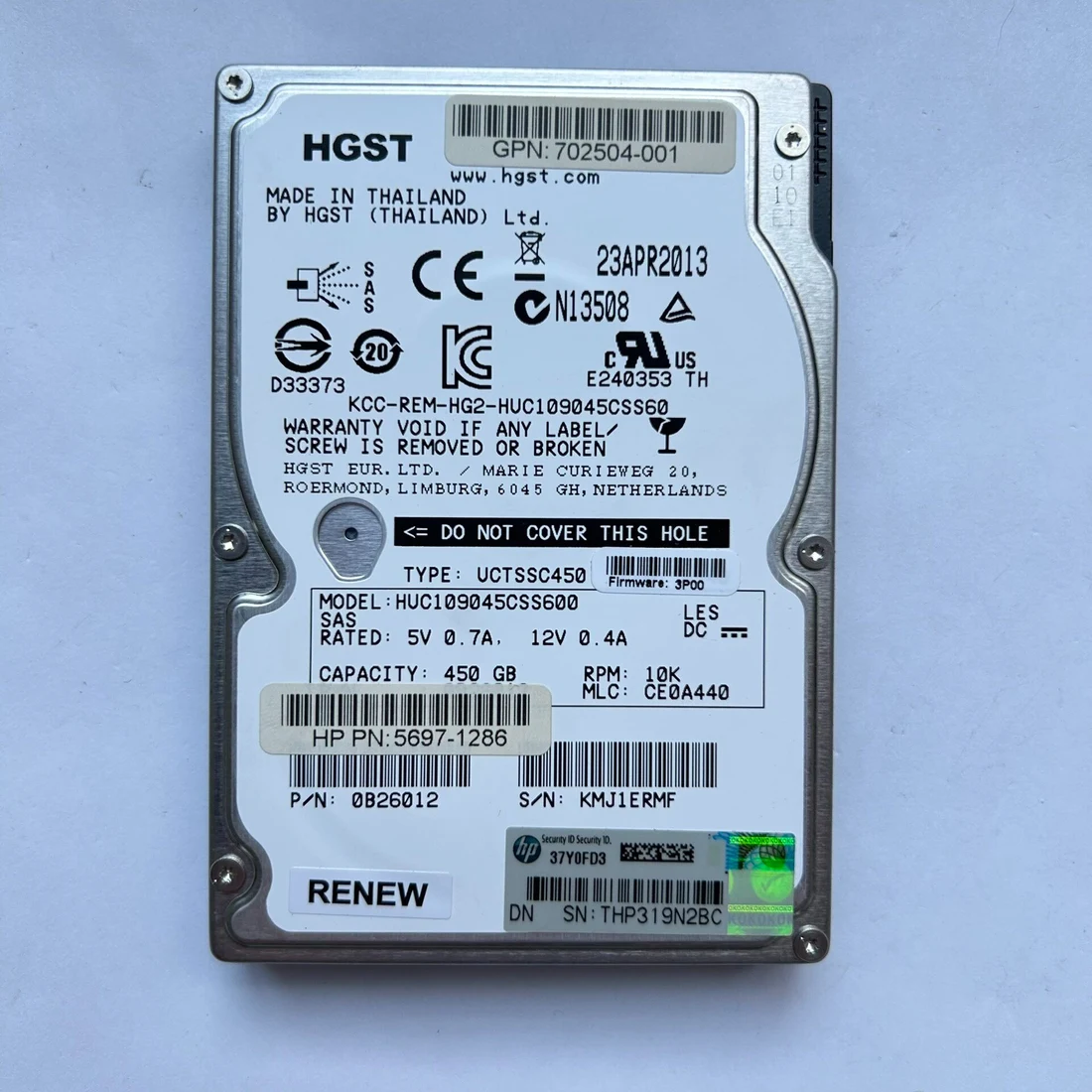 HUC109045CSS600 — product reference photo 1