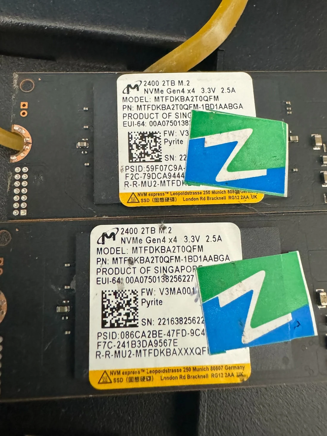 MTFDKBA2T0QFM — label reference photo 1