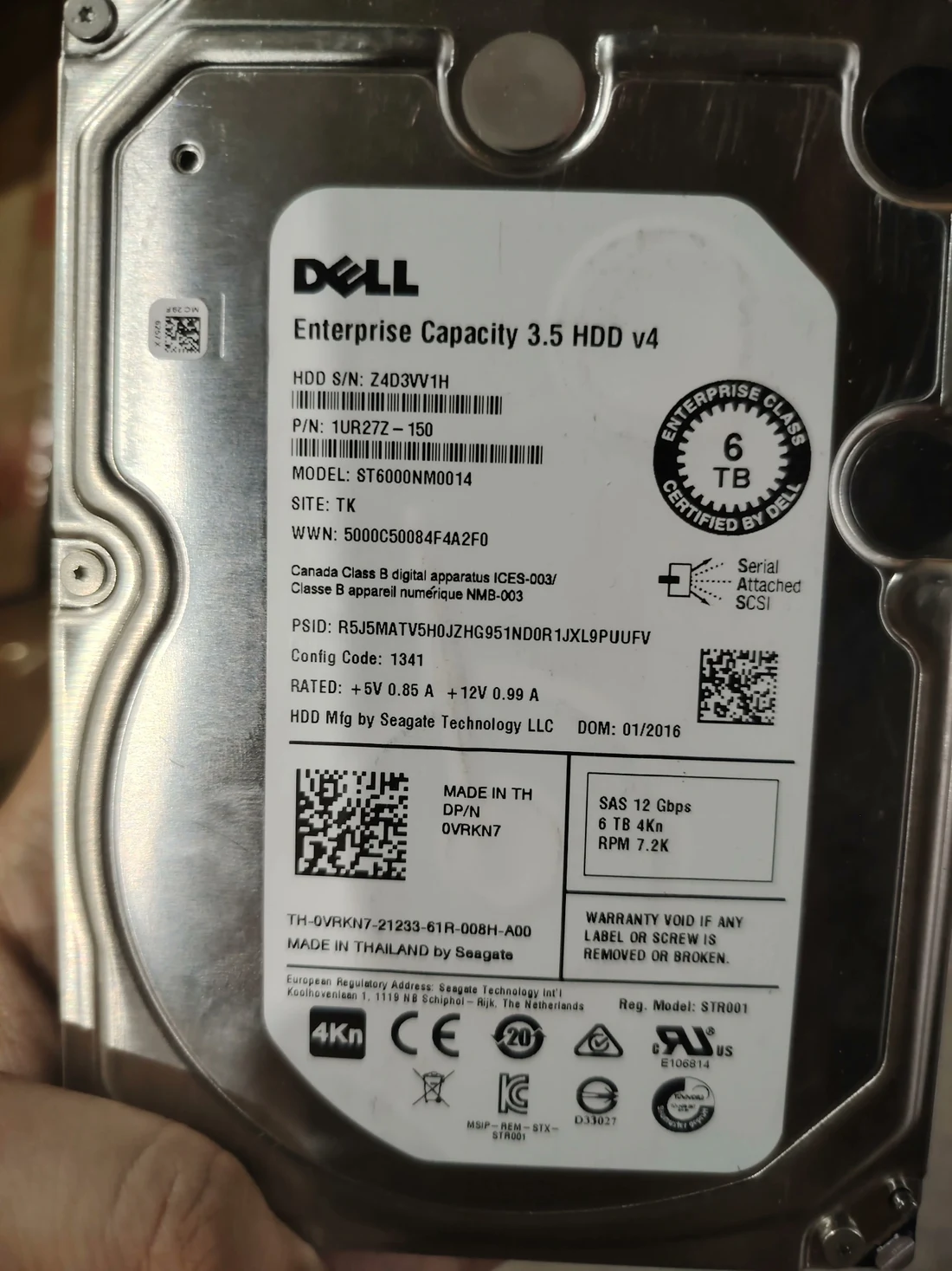 ST6000NM0014 — product reference photo 1