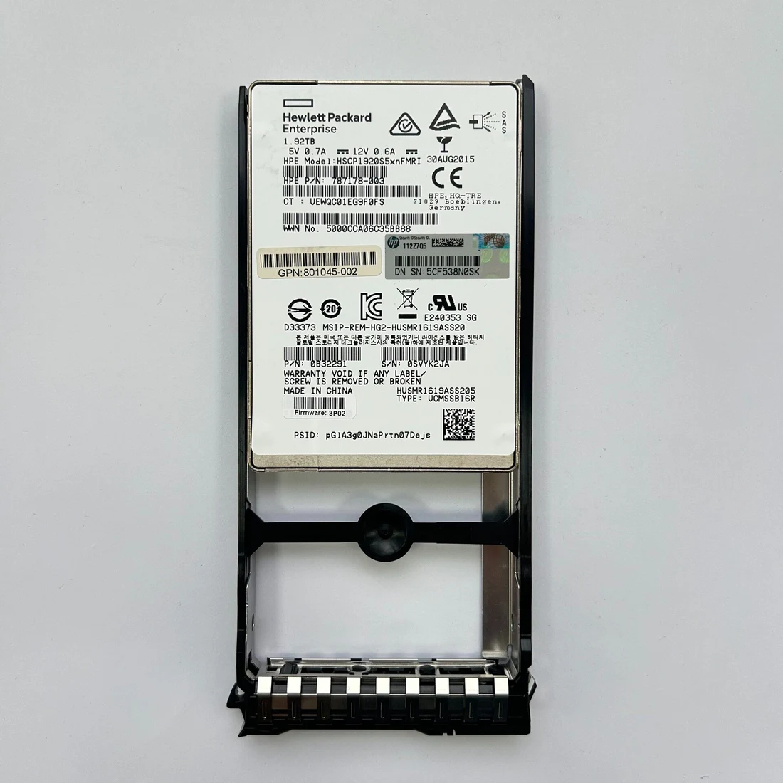 HUSMR1619ASS205 — label reference photo 1