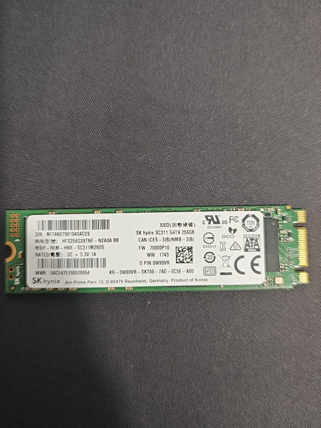 HFS256G39TNF-N2A0A — product reference photo 1