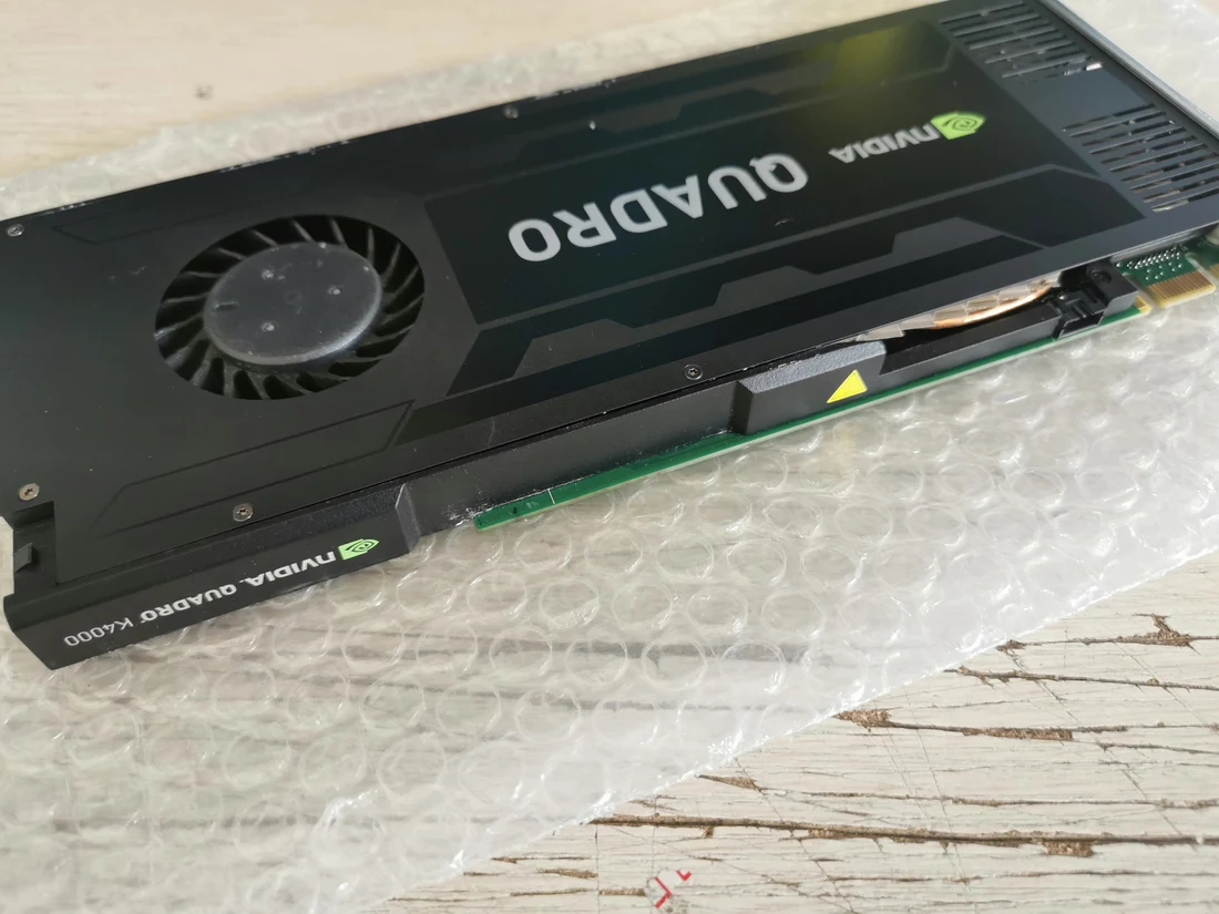 Quadro K4000 — label reference photo 1