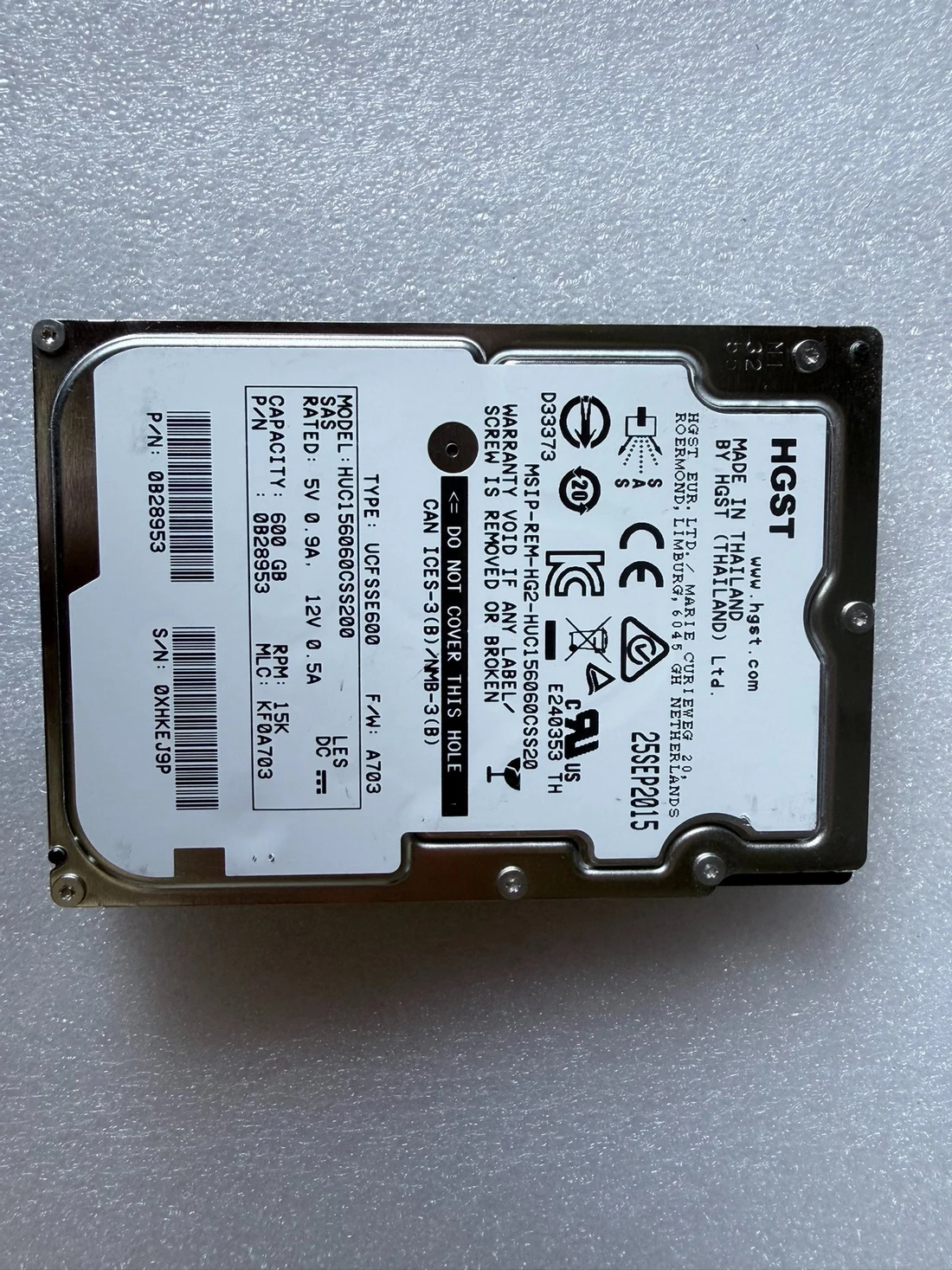 HUC156060CSS200 — product reference photo 1