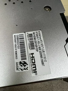 RTX 3070 Ti — label reference photo 1