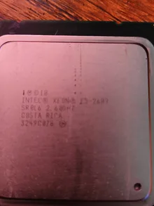 Intel Xeon E5-2687W — label reference photo 1