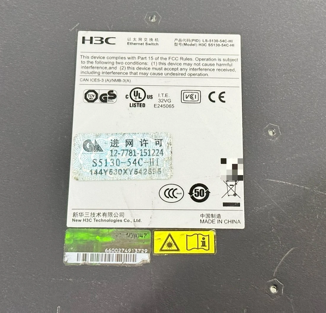 S5130-54C-HI — label reference photo 1