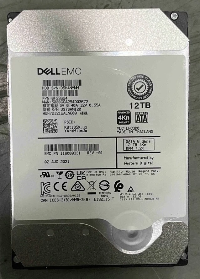 HUH721212ALN600 — label reference photo 1