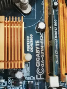 GA-G31M-ES2C — label reference photo 2