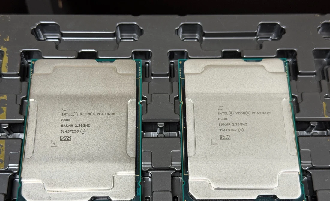 Intel Xeon Platinum 8380 — label reference photo 1