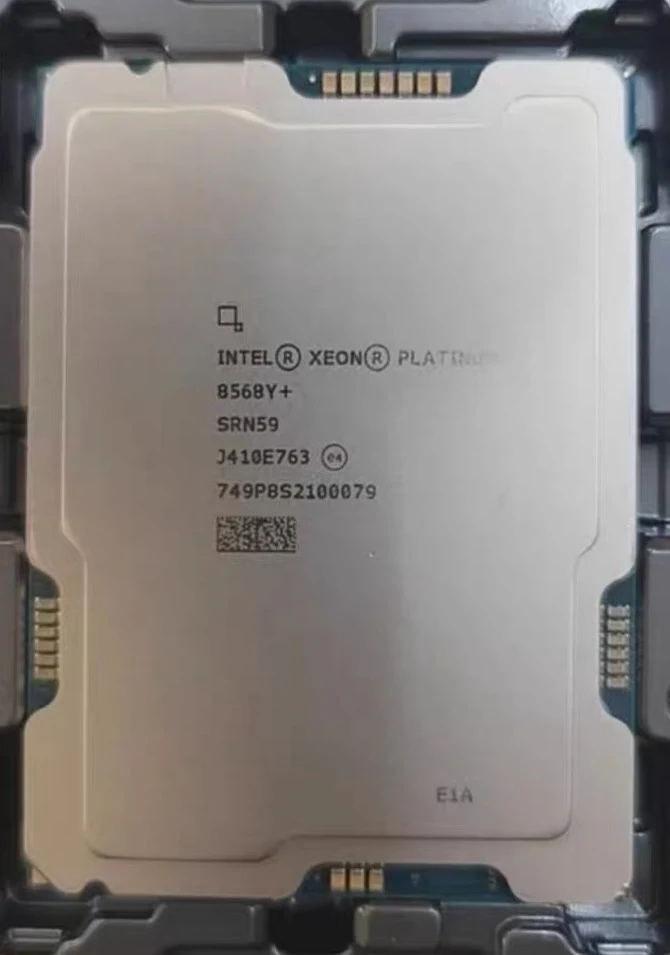 Intel Xeon Platinum 8568Y+ — label reference photo 1