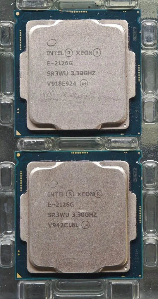 Intel Xeon E-2126G — label reference photo 1