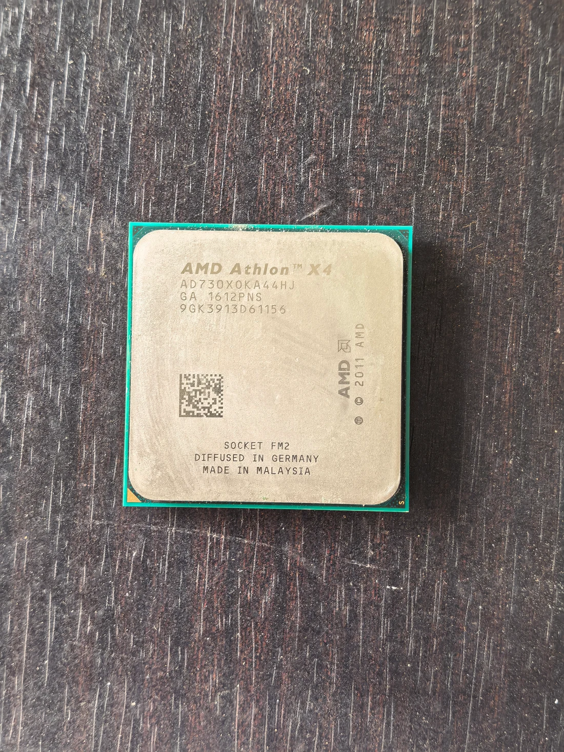 AMD Athlon X4 730 — label reference photo 1