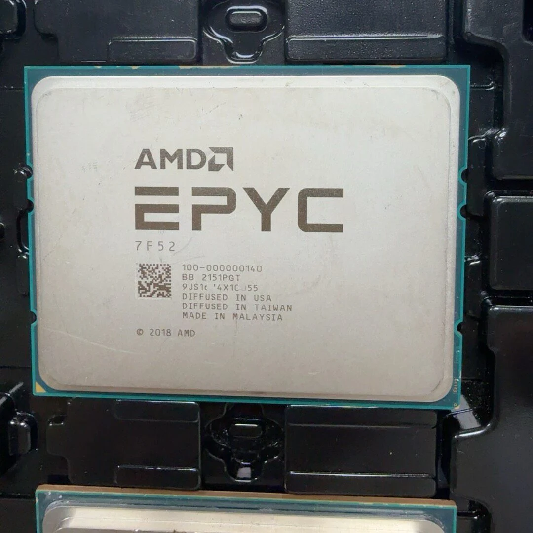 AMD EPYC 7F52 — label reference photo 1