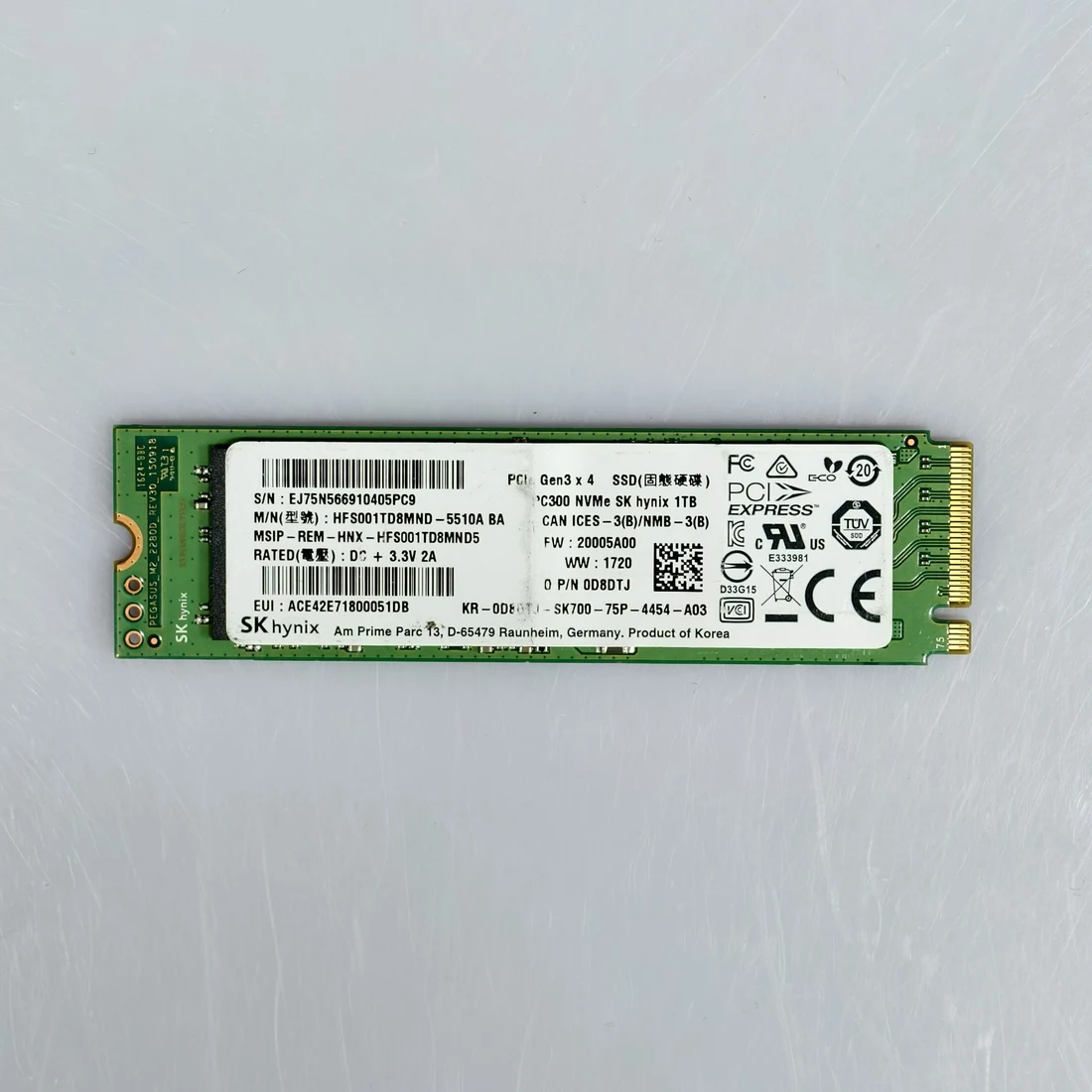 HFS001TD8MND-5510A BA — product reference photo 1