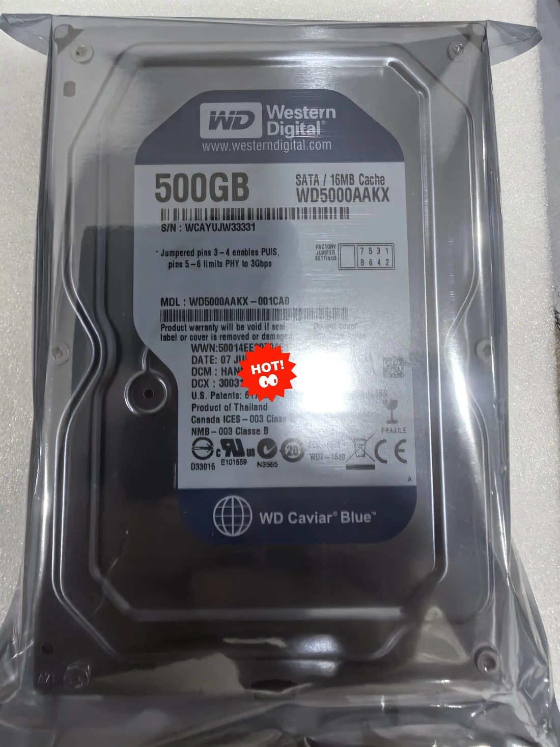 WD5000AAKX — product reference photo 1