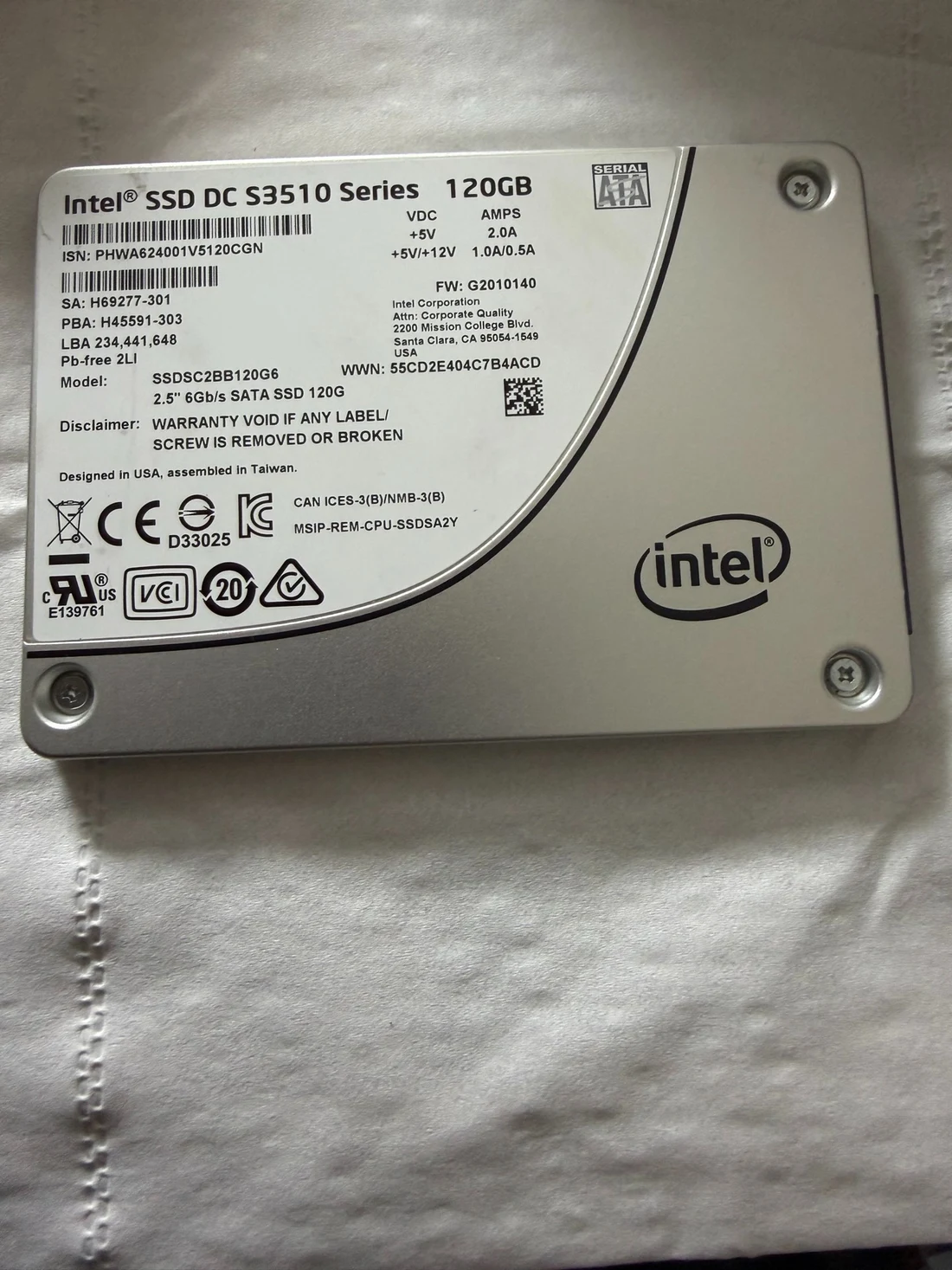 SSDSC2BB120G6 — product reference photo 1