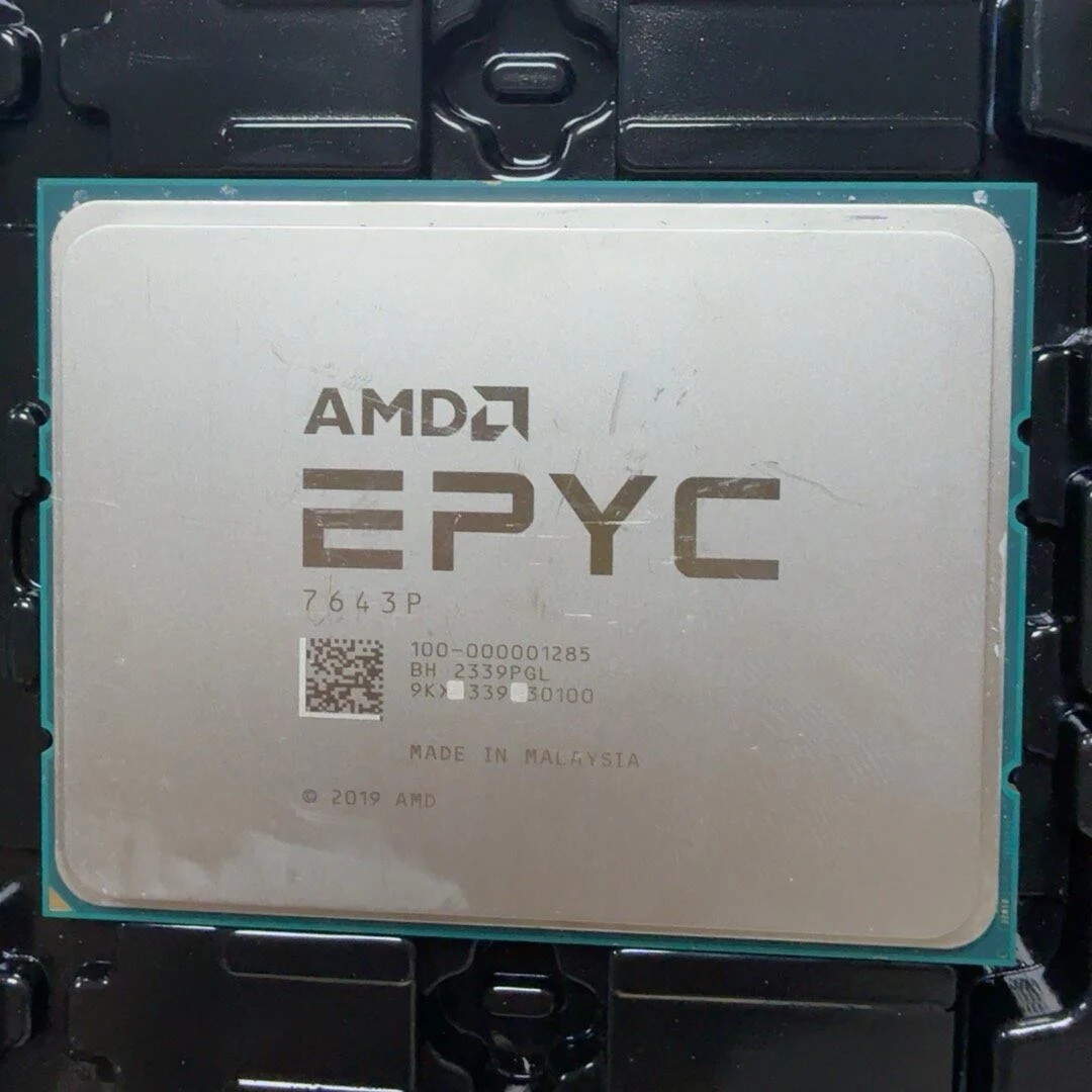 AMD EPYC 7643P — label reference photo 1