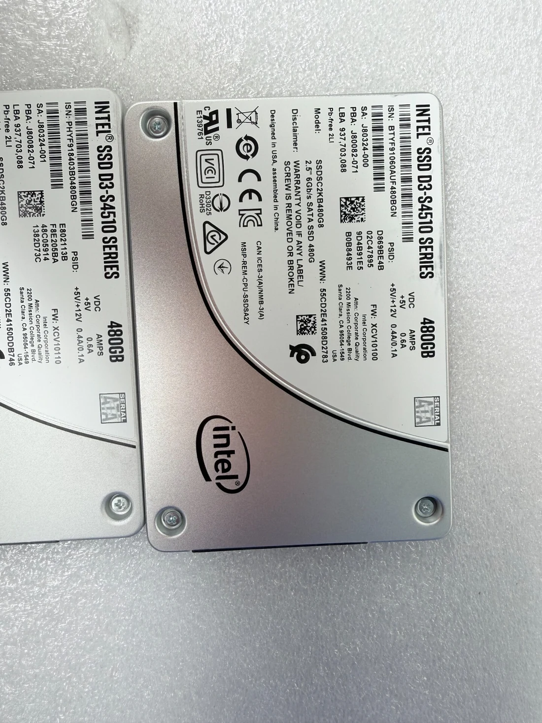 SSDSC2KB480G8 — product reference photo 1