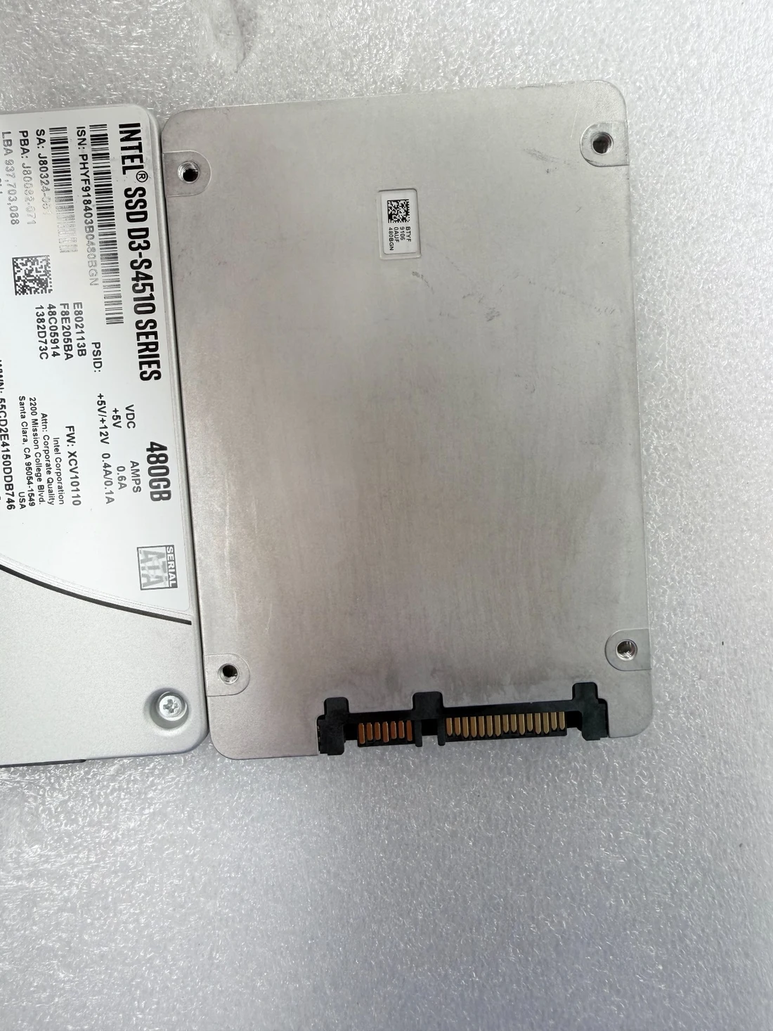 Intel SSD D3-S4510 480GB — product reference photo 1
