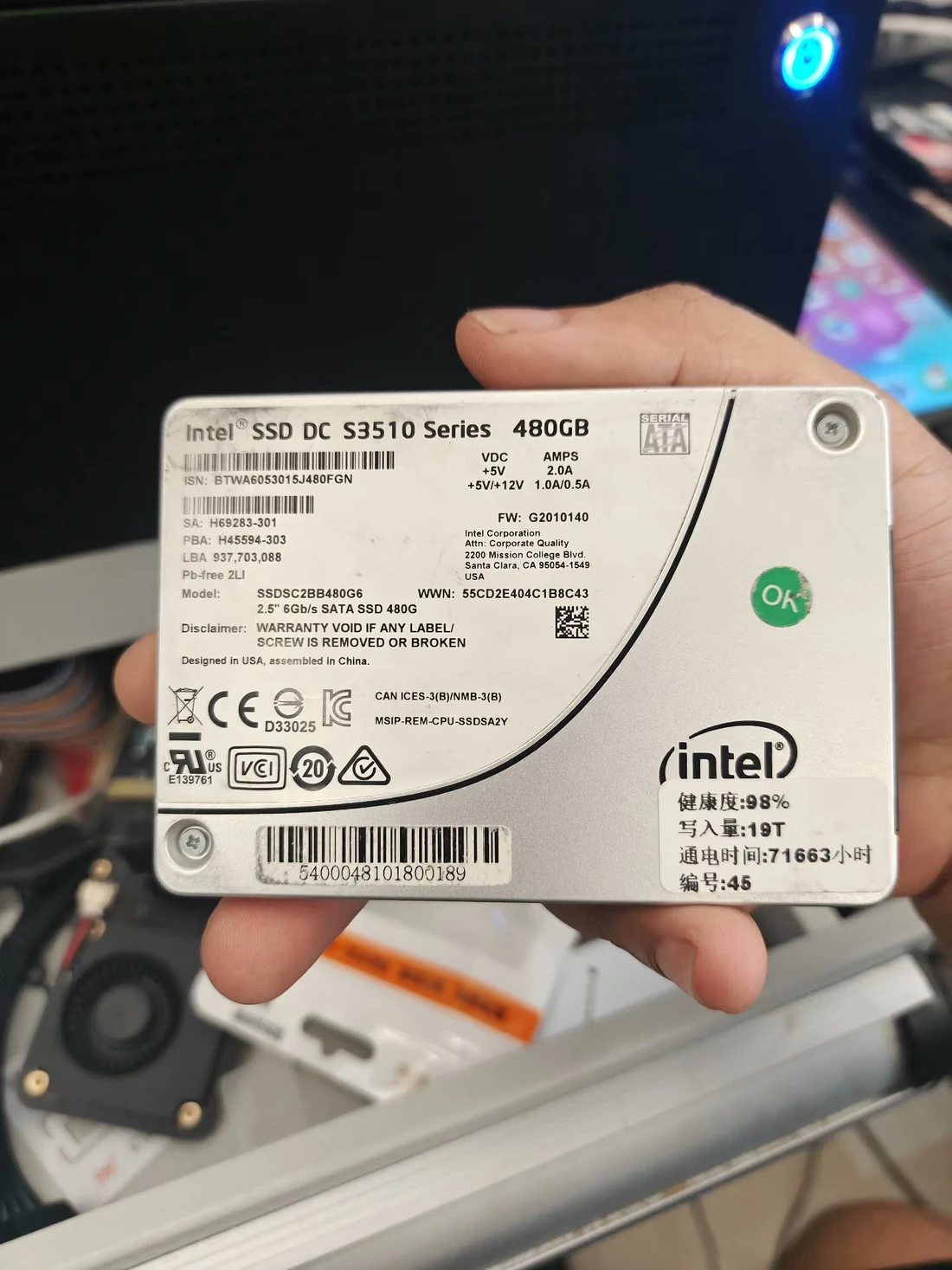 SSDSC2BB480G6 — product reference photo 1