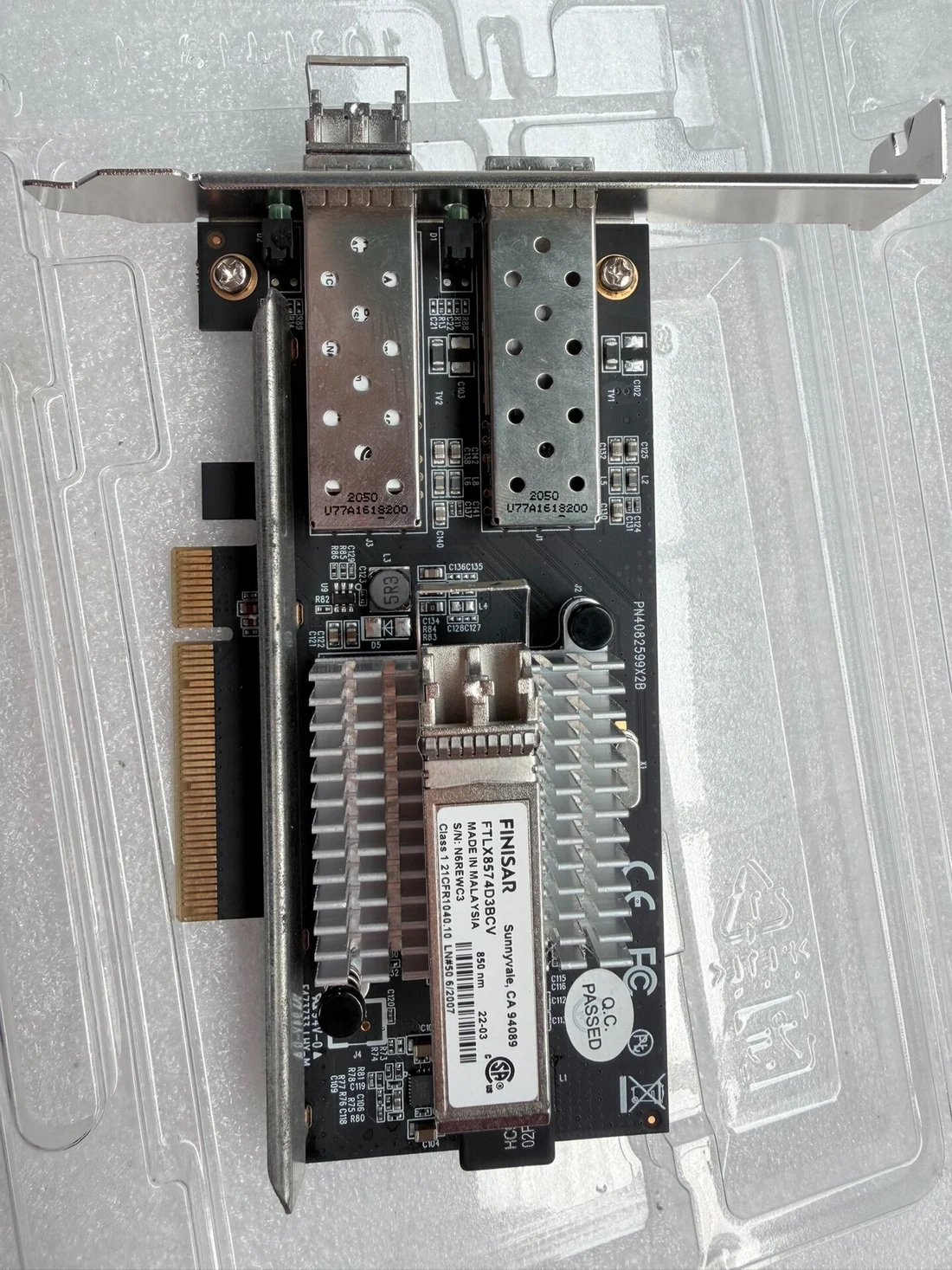 FTLX8574D3BCV — label reference photo 1