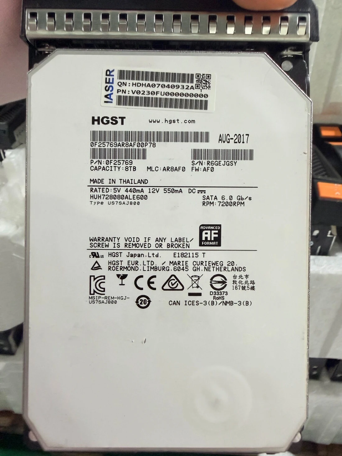 HUH728080ALE600 — product reference photo 1