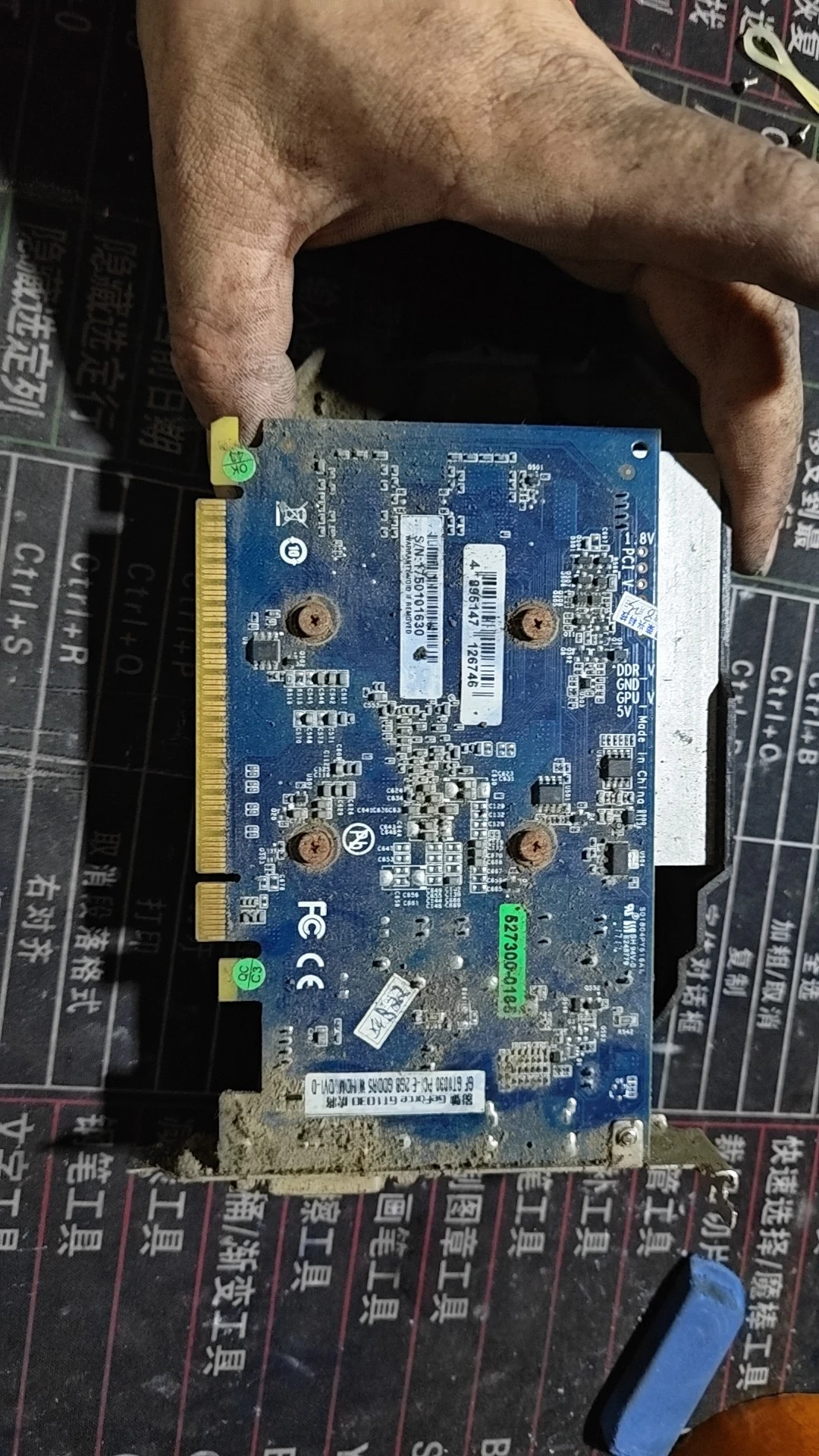 GeForce GT 610 — label reference photo 1