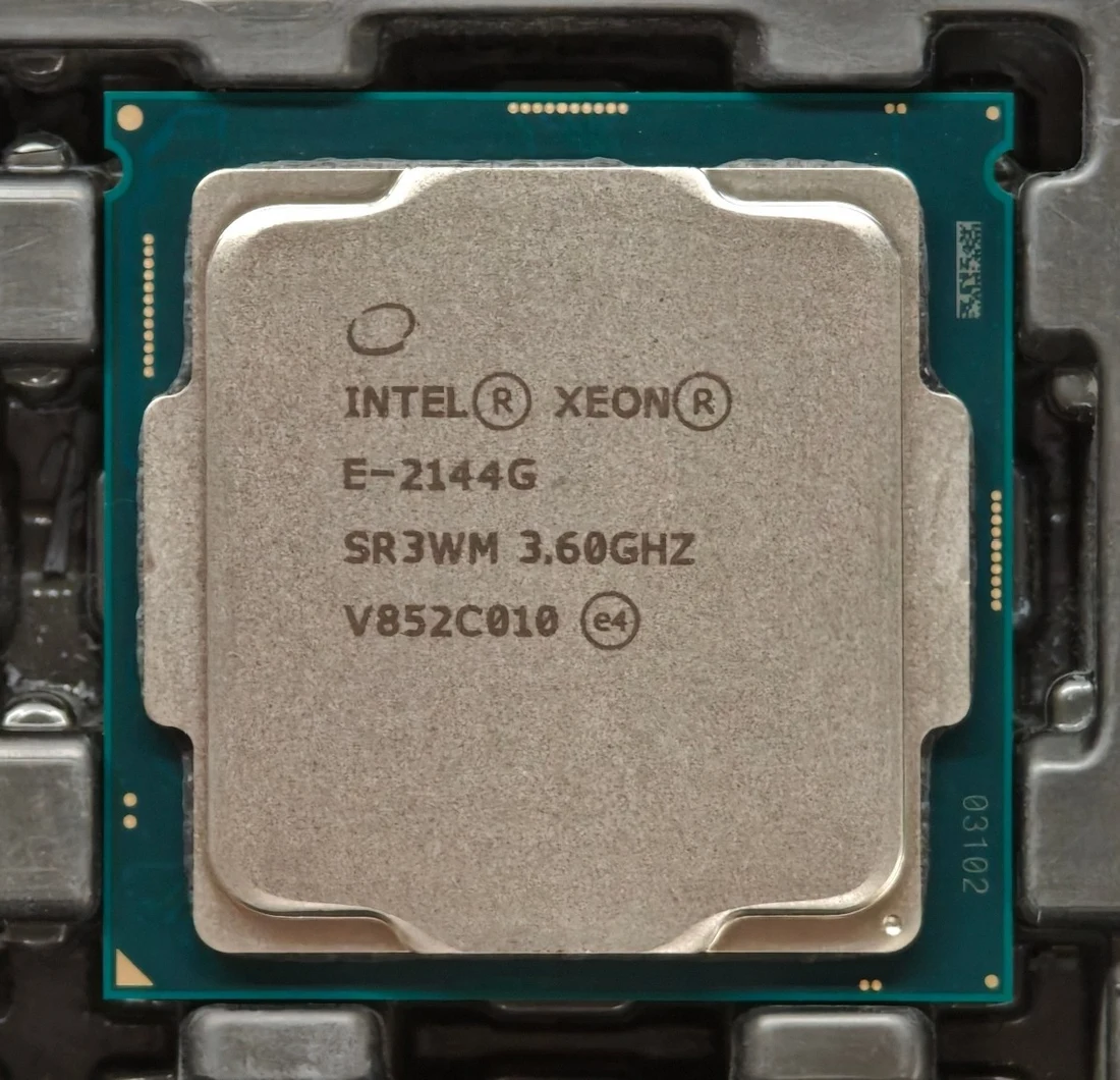 Intel Xeon E-2144G — product reference photo 1
