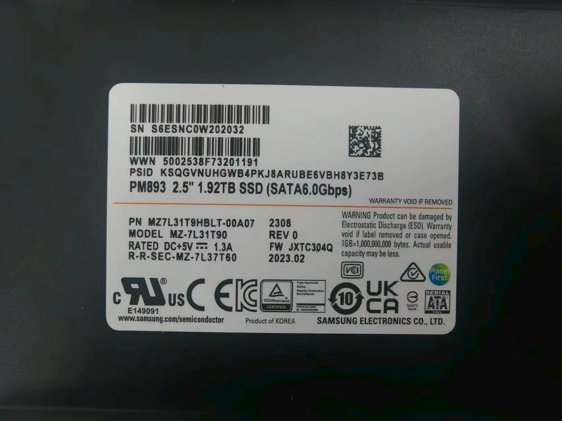 MZ7L31T9HBLT — label reference photo 1