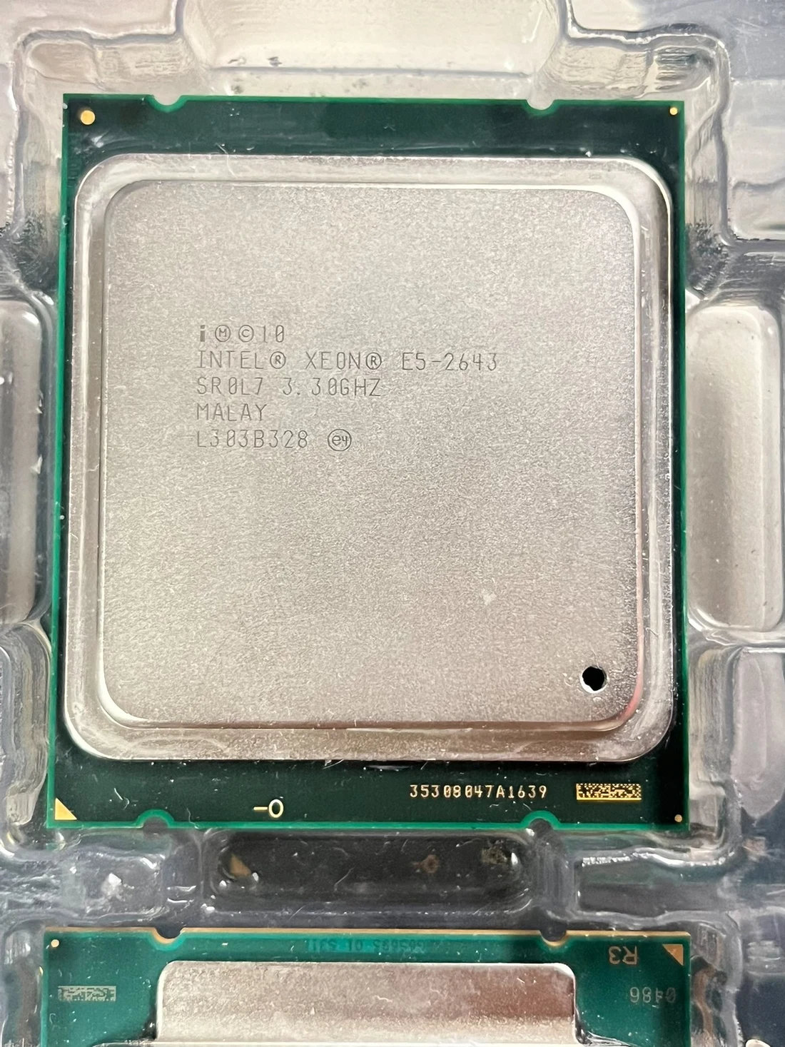 Intel Xeon E5-2643 — label reference photo 1
