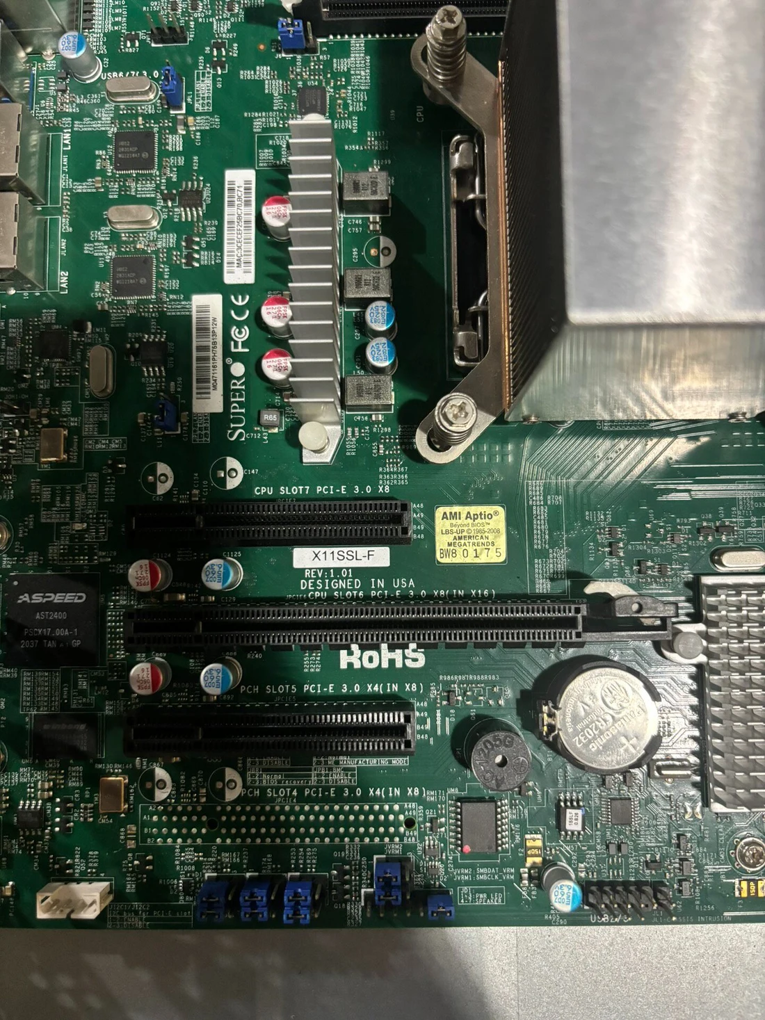 X11SSL-F — label reference photo 1