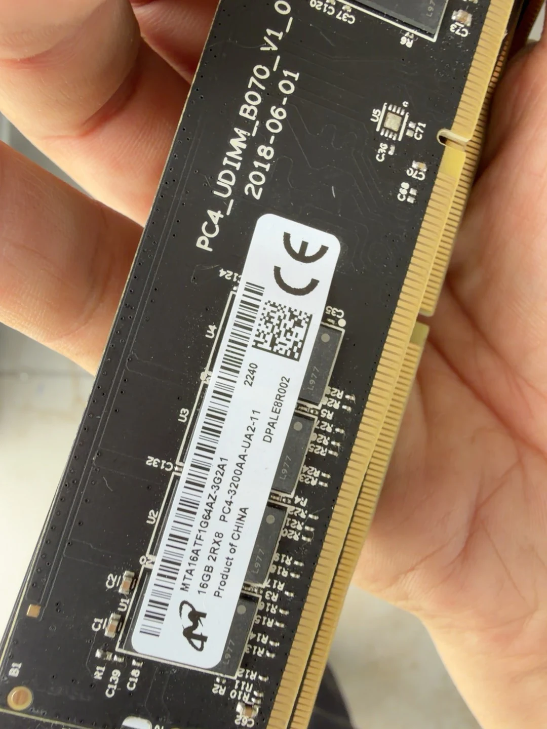 MTA16ATF1G64AZ-3G2A1 — label reference photo 1
