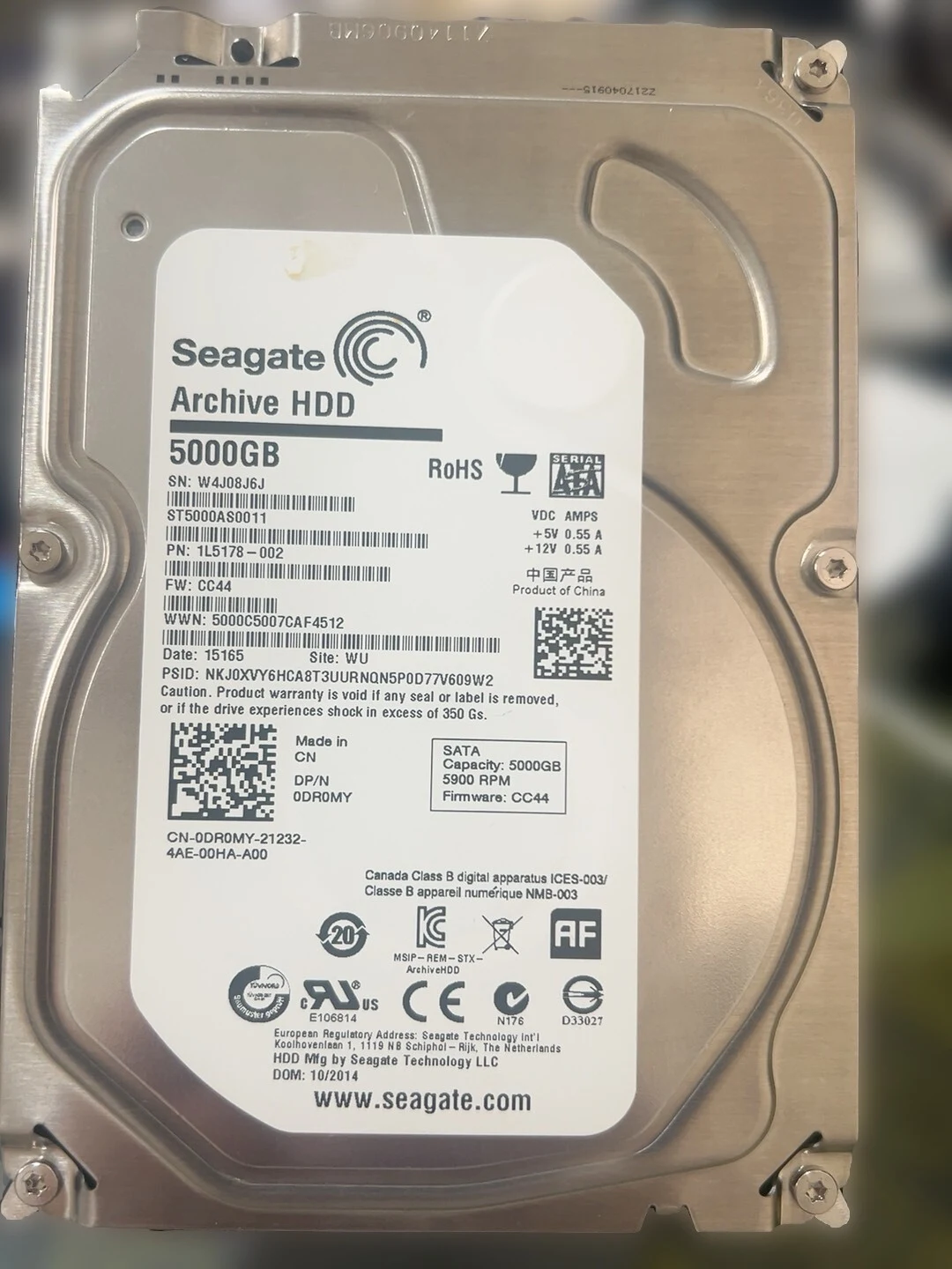 ST5000AS0011 — product reference photo 1