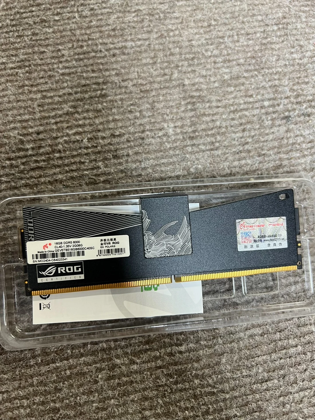 GEV5TB516GB6000C40SC — product reference photo 1