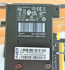Tesla T4 — label reference photo 4